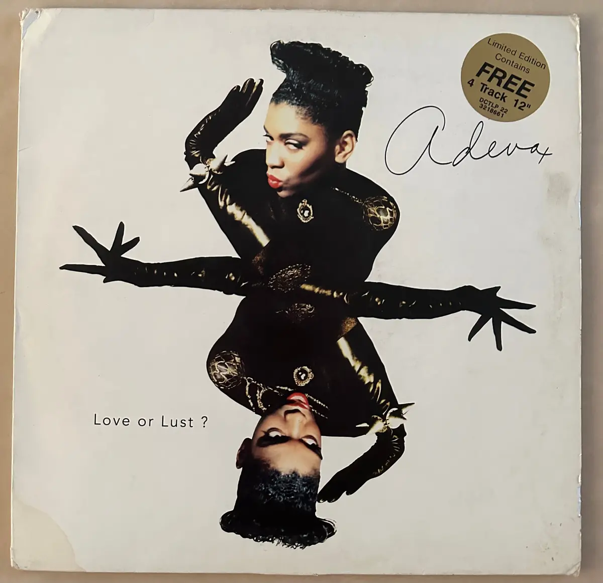 Adeva - Love Or Lust?  Lp & Bonus 12” Single Lp Vinyl Used 1