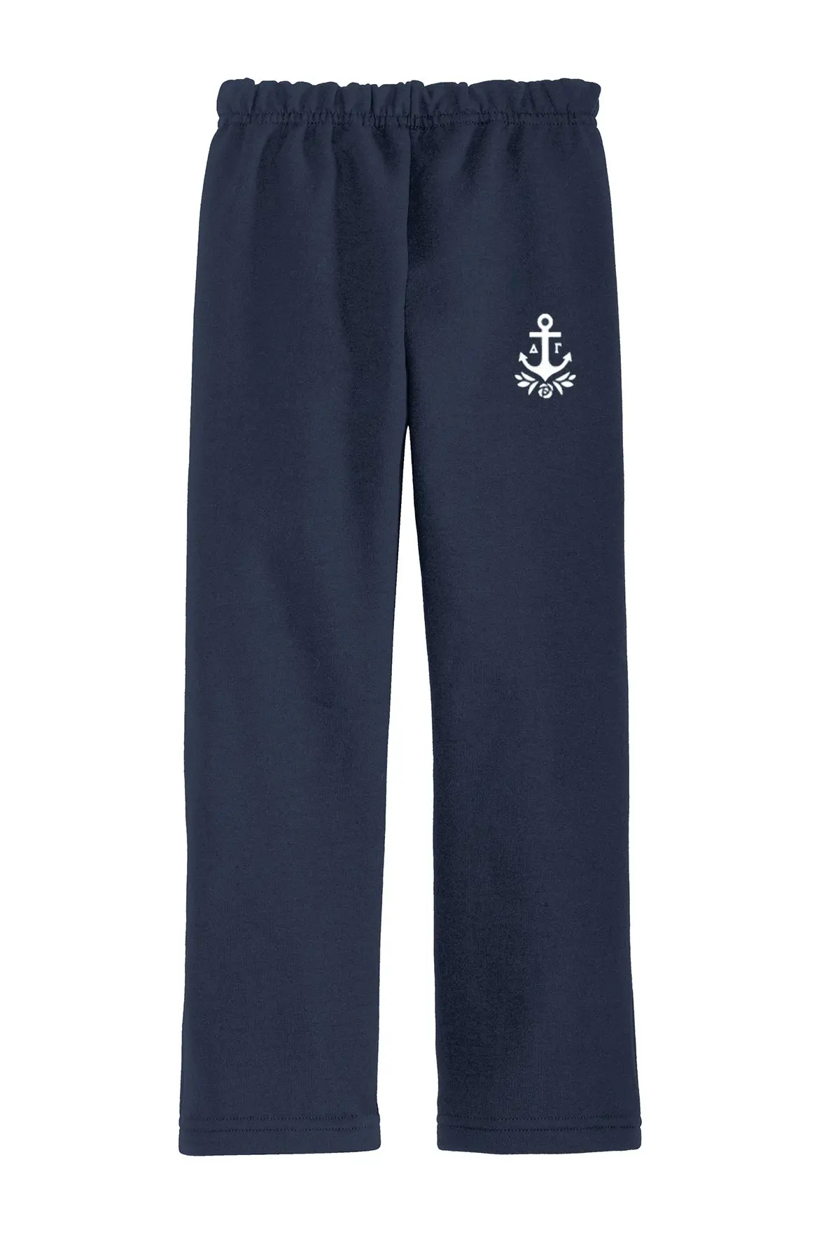 Delta Gamma Anchor Fleece Straight Leg Sweats 1
