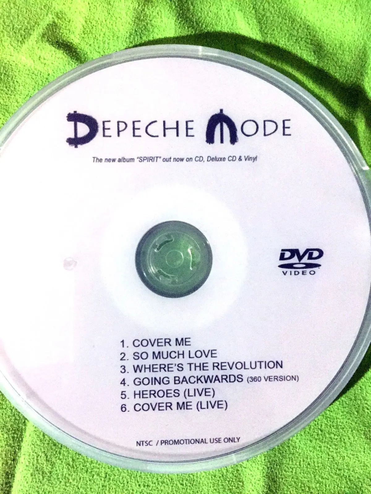 Depeche Mode Spirit Promo Dvd 1