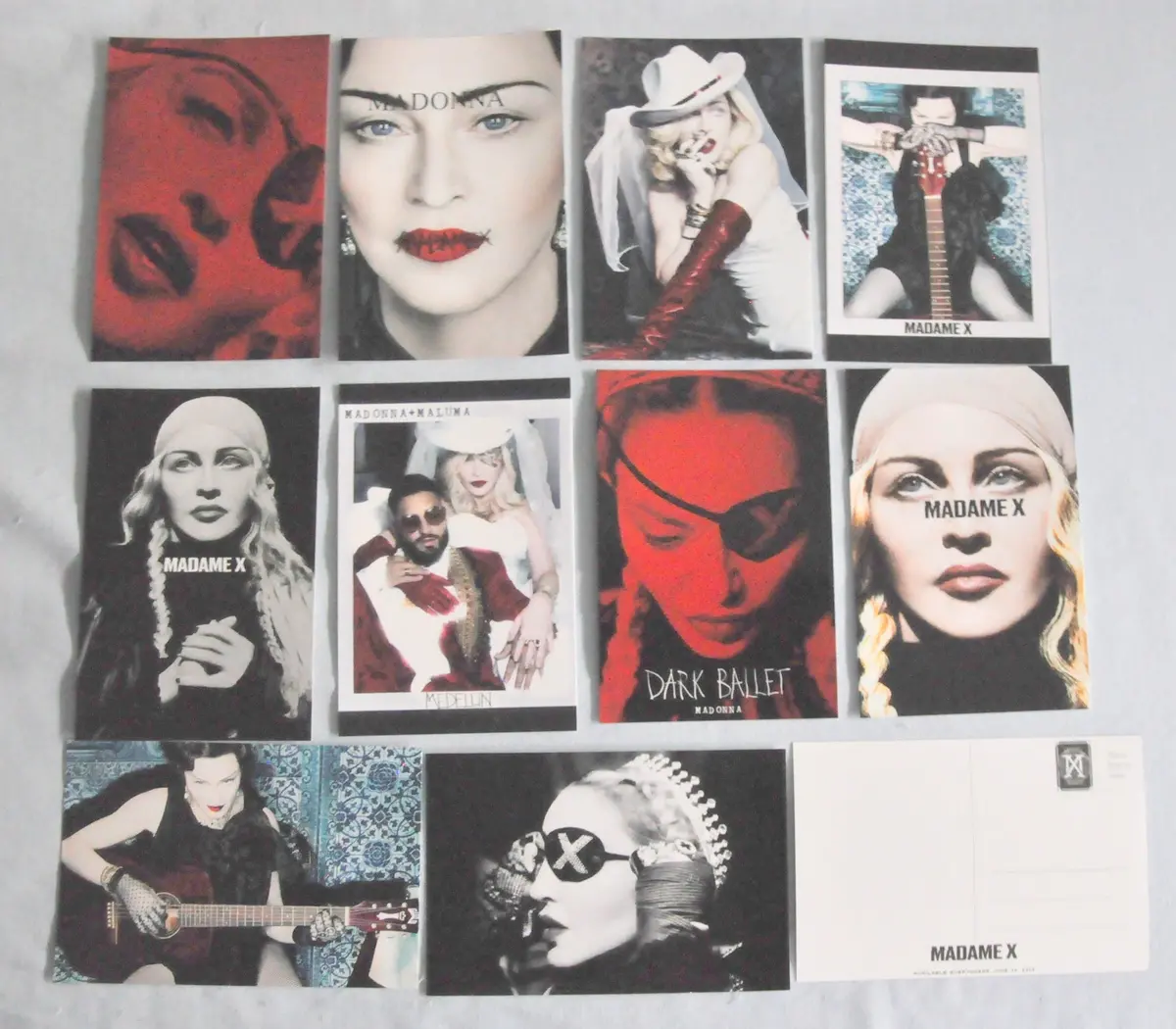 Madonna - Madame X Complete Set Of All 10 Postcards. 1