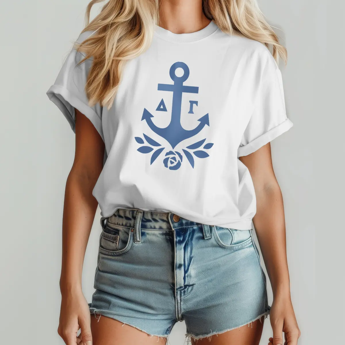 Delta Gamma Short Sleeve Anchor T-Shirt 1