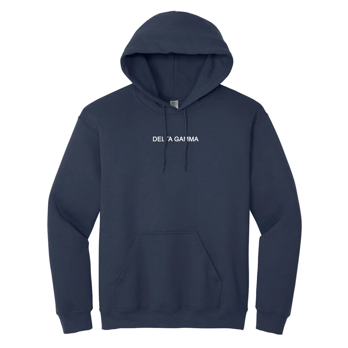 Delta Gamma Oversized Pullover Hoodie With Wordmark 2