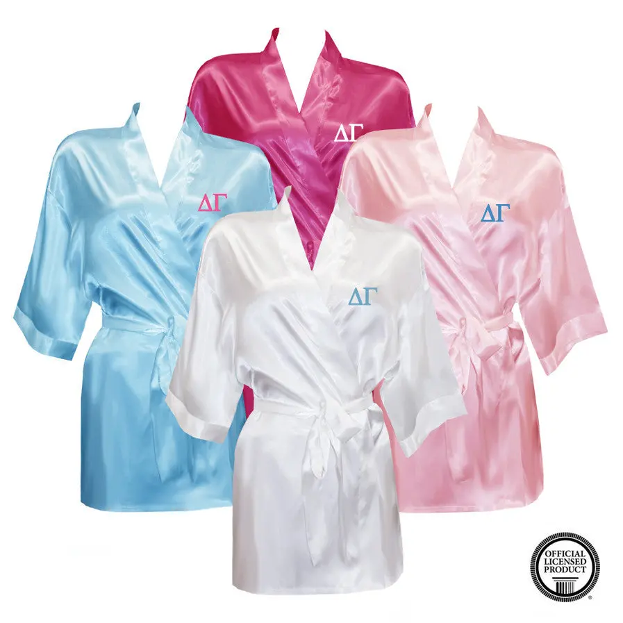 Delta Gamma Satin Robe 1