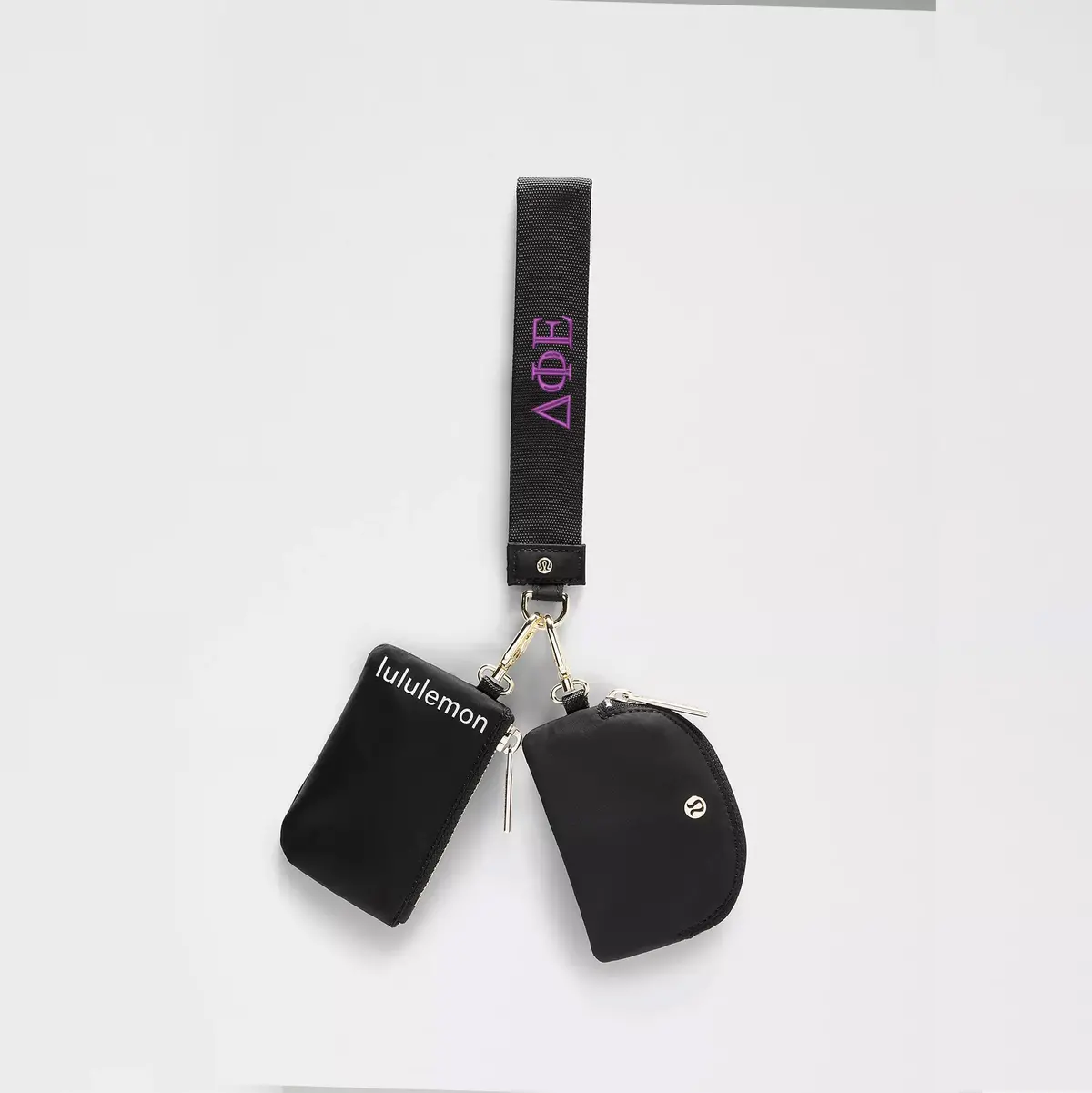 Delta Phi Epsilon Lululemon Dual Pouch Wristlet 1