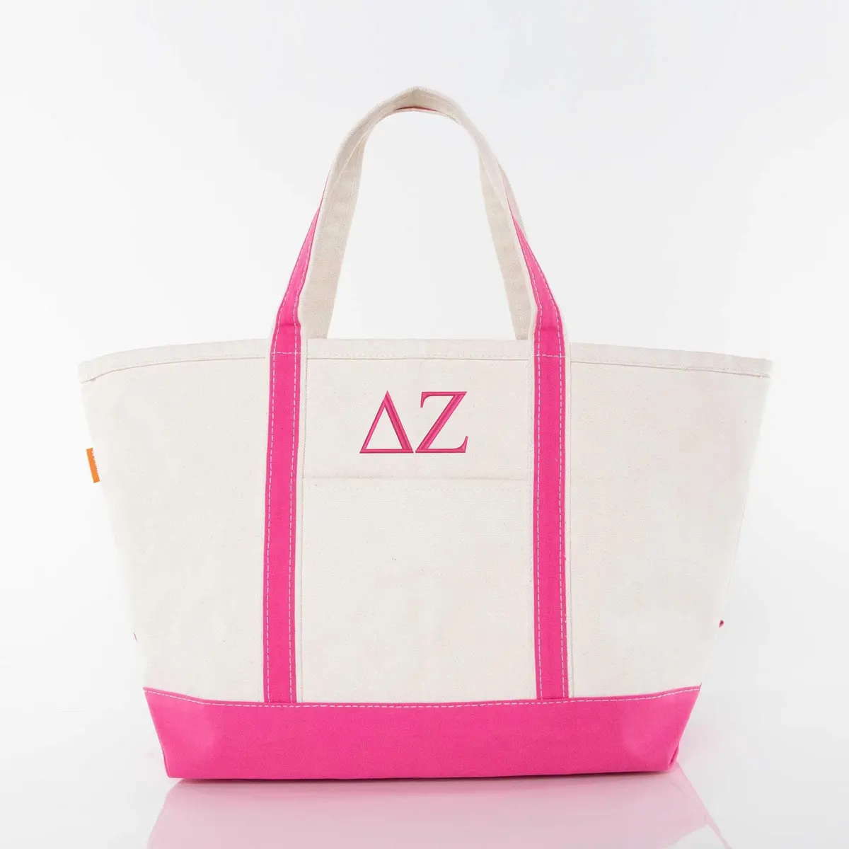 Delta Zeta Large Canvas Tote Bag 1