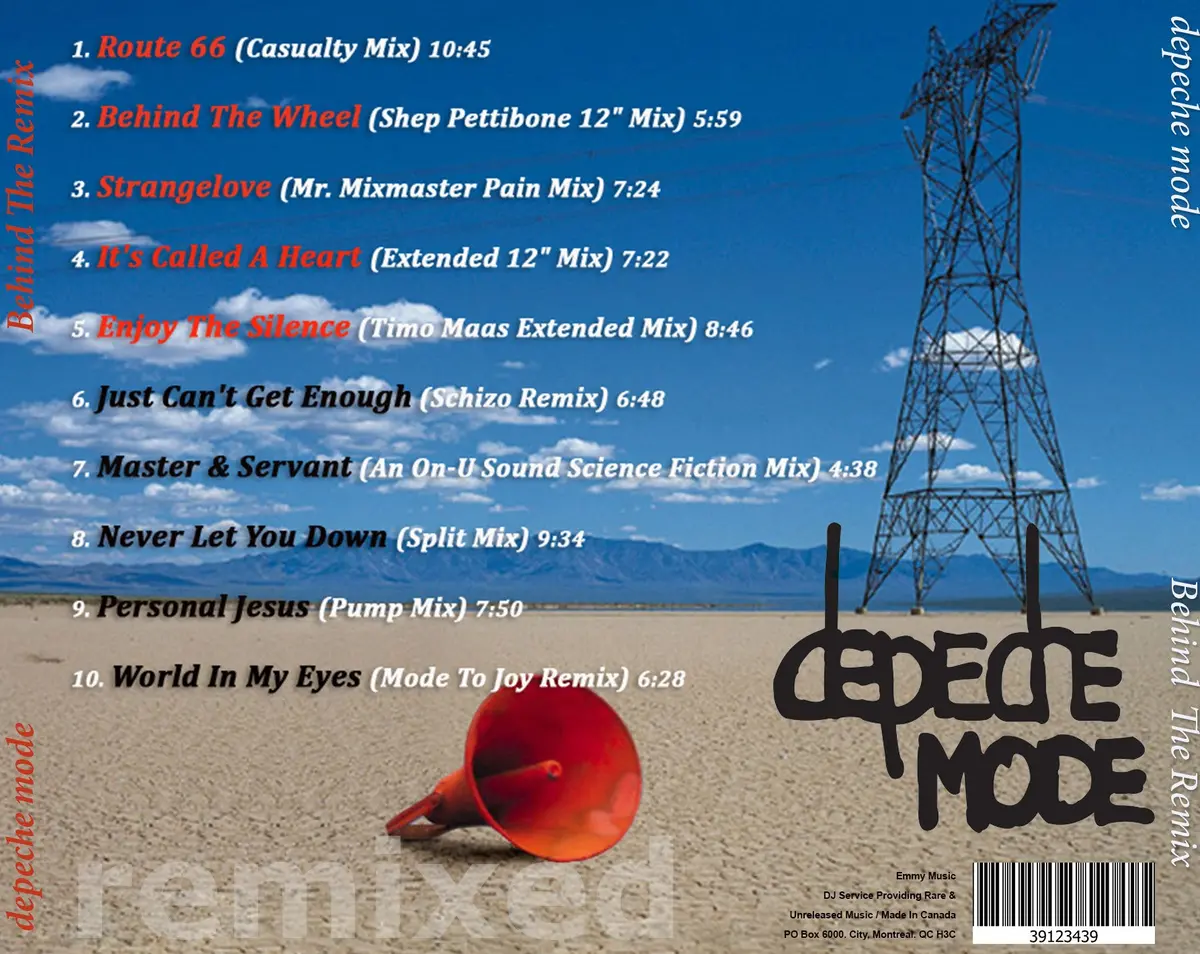 Depeche Mode - Behind The Remix: Lost Remixes Cd (Sale) 2