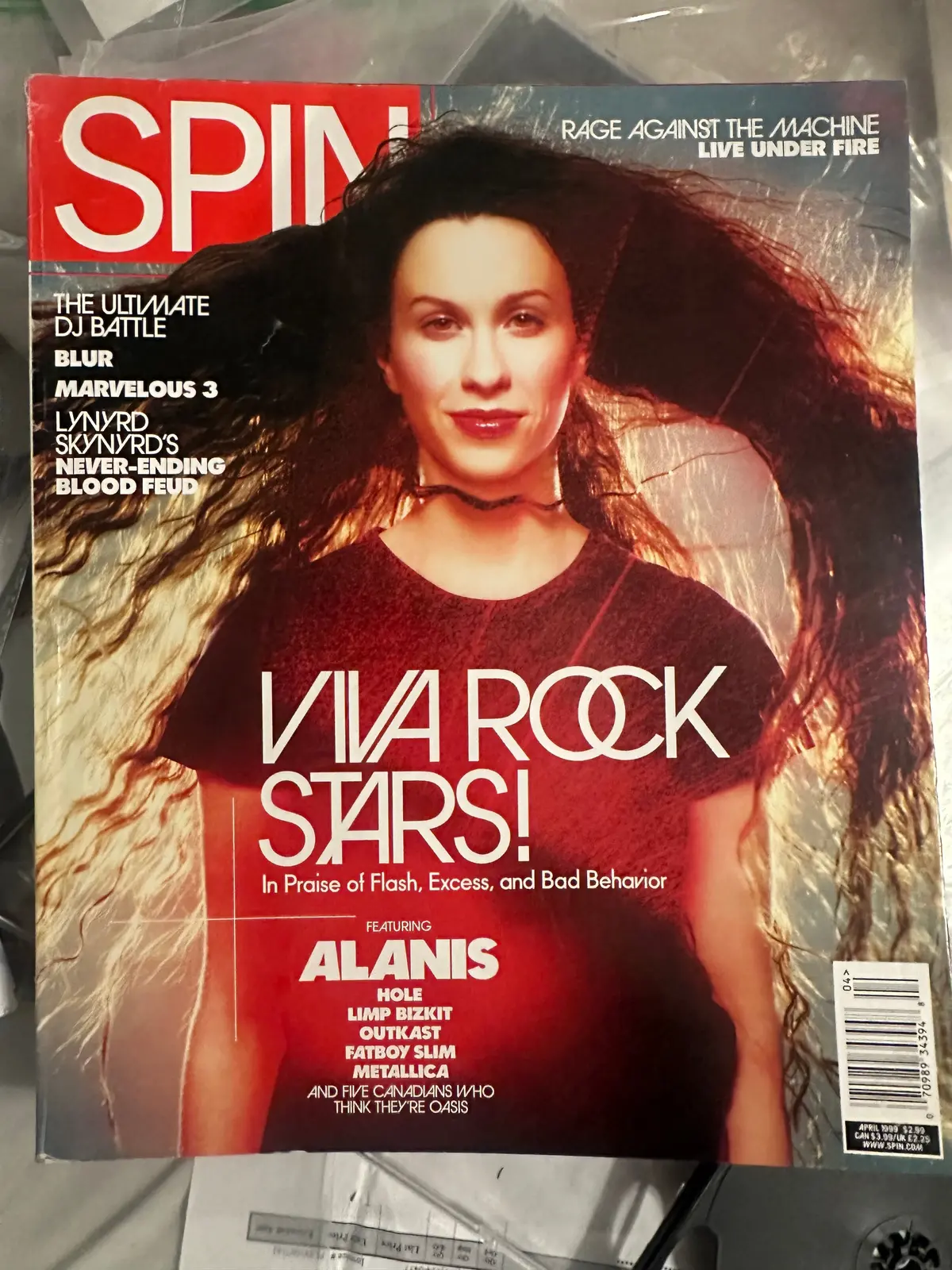 Alanis Morissette Spin Magazine 1999 - Used 1