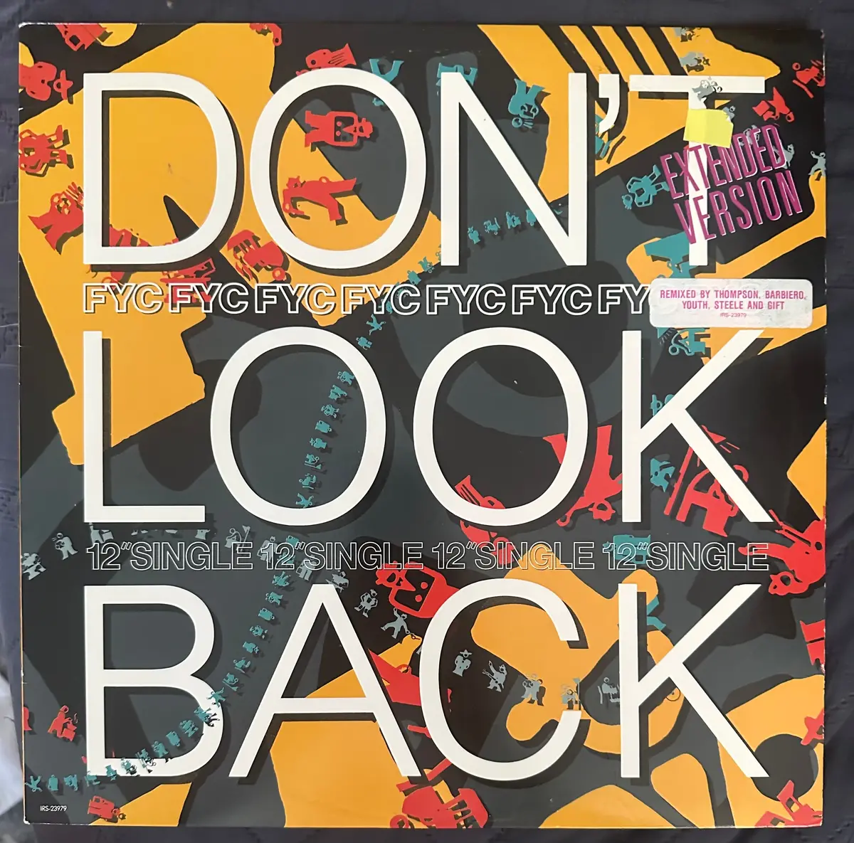 Fine Young Cannibals (Fyc) - Don't Look Back 12" Single Lp Vinyl - Used 1