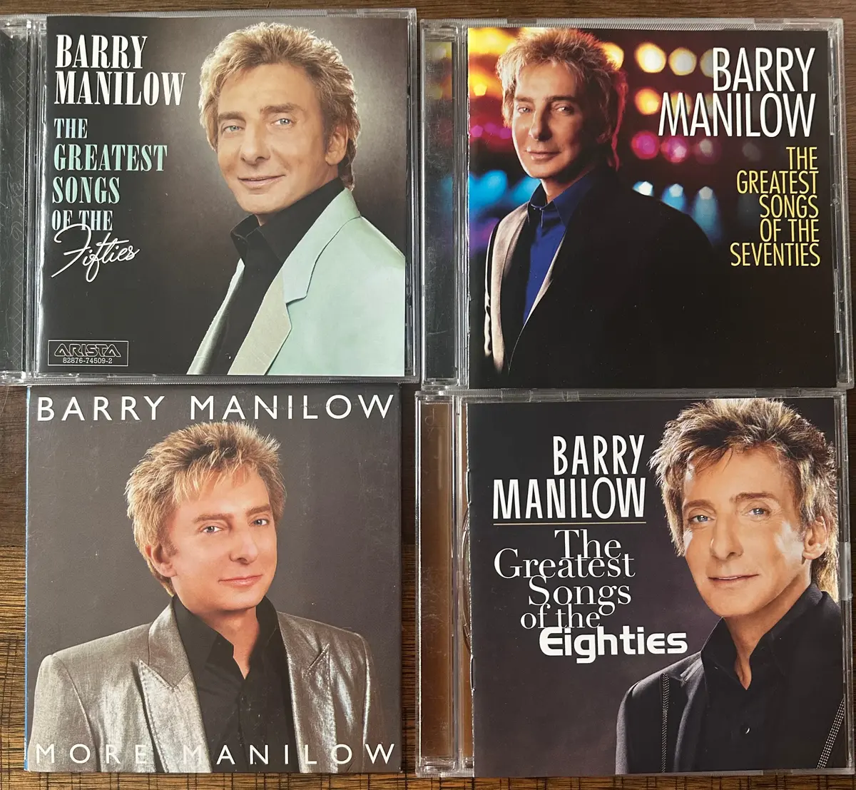 Barry Manilow Set Of 4 Cover Albums And Ep  Songs Of The 50S-80S Cd  Used 1