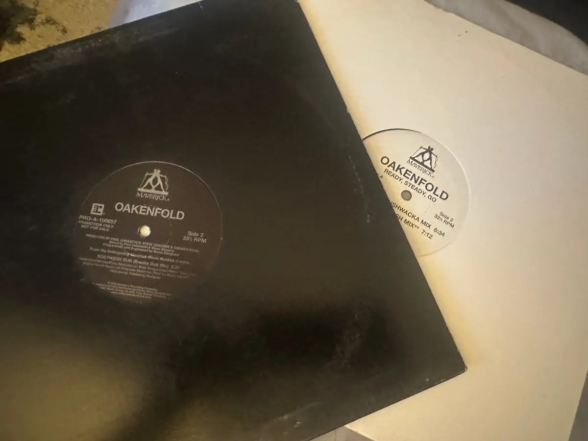 Paul Oakenfold Two Original 12 Inch Single Lp Vinyl Ready Steady Go 1