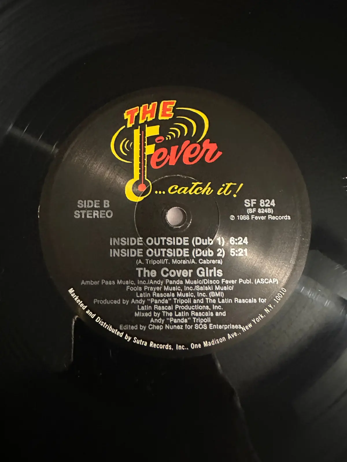 The Cover Girls 12 Inch Single  Inside Outside Lp Vinyl - Used 1