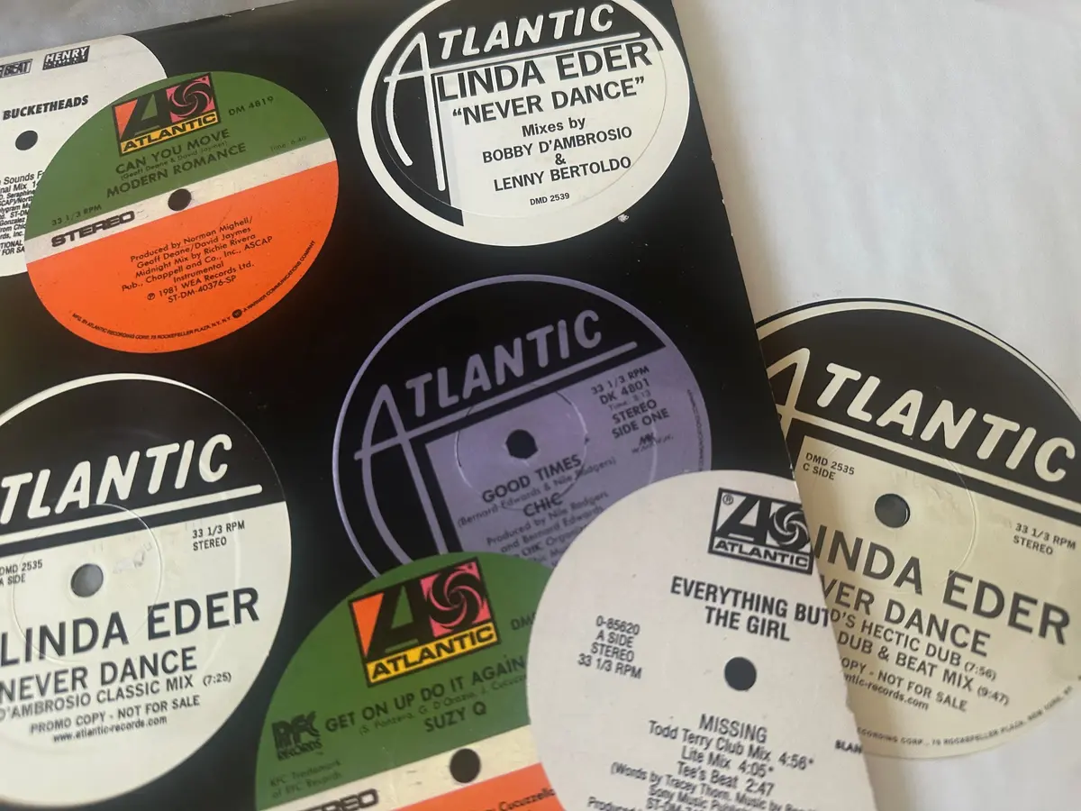 Linda Eder - Never Dance  Double 12” Promo Lp Vinyl Remixes Used 1