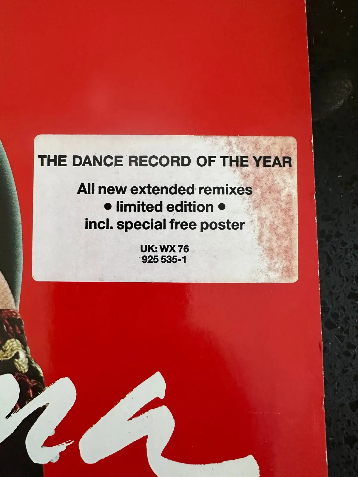 Madonna (Import) You Can Dance Original Lp Europe Vinyl With Poster! 2