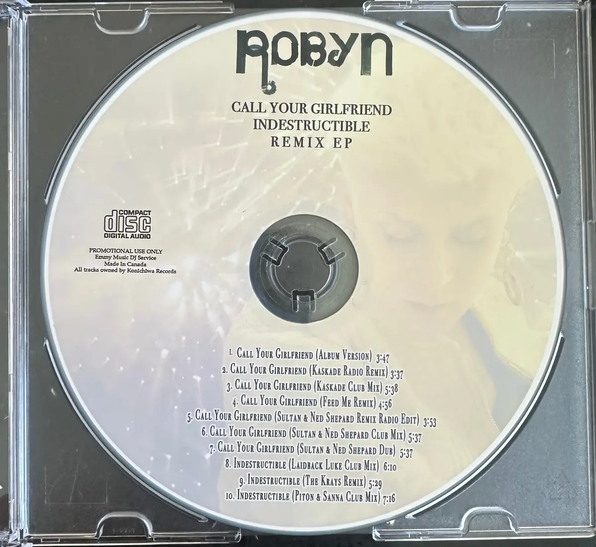 Robyn - Call Your Girlfriend / Indestructible (Dj Import Cd Single) 2