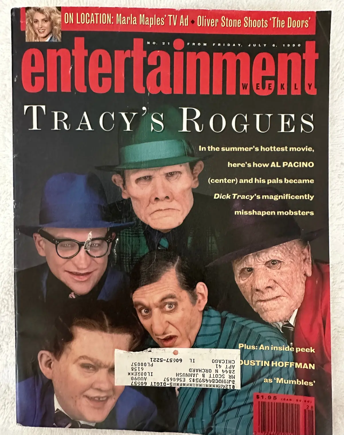 Entertainment Weekly- Dick Tracy Magazine 1990 1