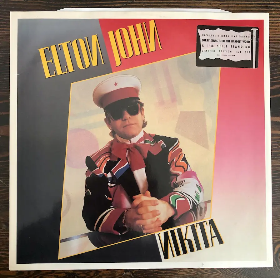 Elton John - Nikita: Extended Version B/W Sorry Seems To Be The Hardest Word, I'm Still Standing - 1985 - 12" Used Lp Vinyl 1
