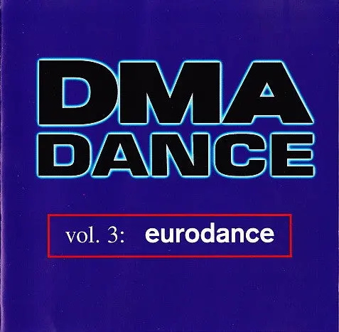Dma Dance - Eurodance (Various) Cd - Used 1