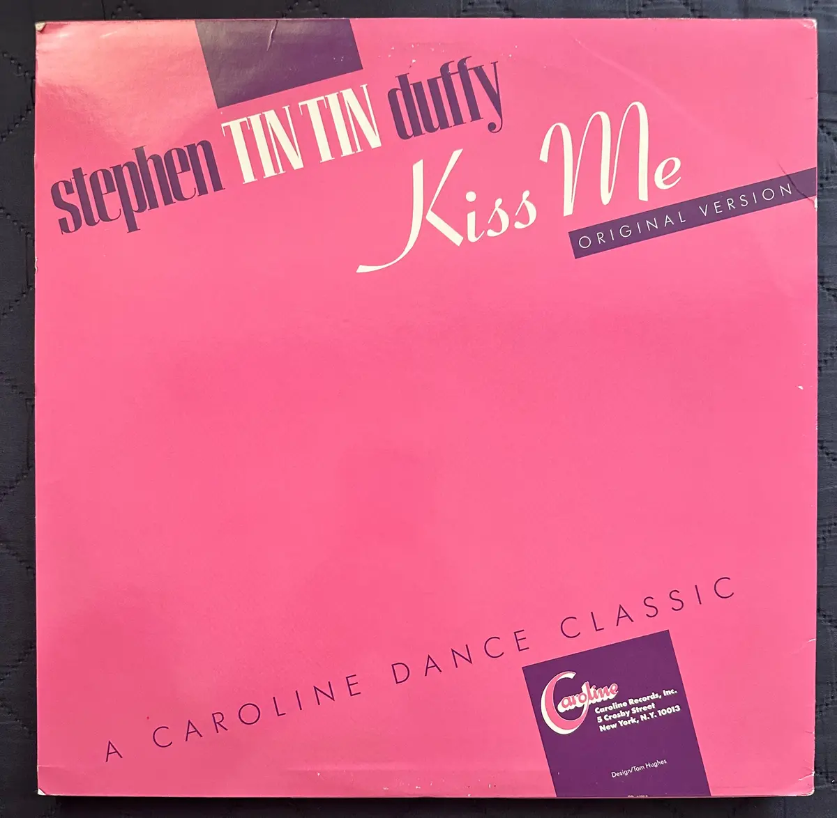 Stephen Tin Tin Duffy - Kiss Me  Lp 12” Vinyl Single - Used 1