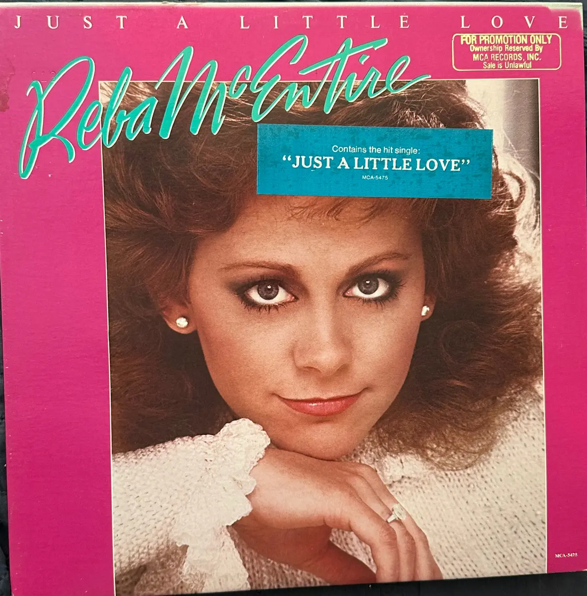 Reba Mcentire - Just A Little Love Lp Promo Vinyl - Used 1