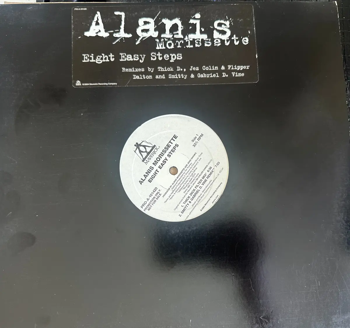Alanis Morissette - Eight Easy Steps (Remixes) 12" Single Promo Lp Vinyl - Used 1