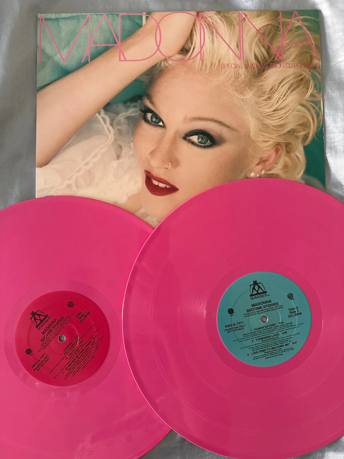Madonna - Bedtime Stories 2Xlp Promo Pink Colored '94 Vinyl - Used (Usa Orders Only) 1