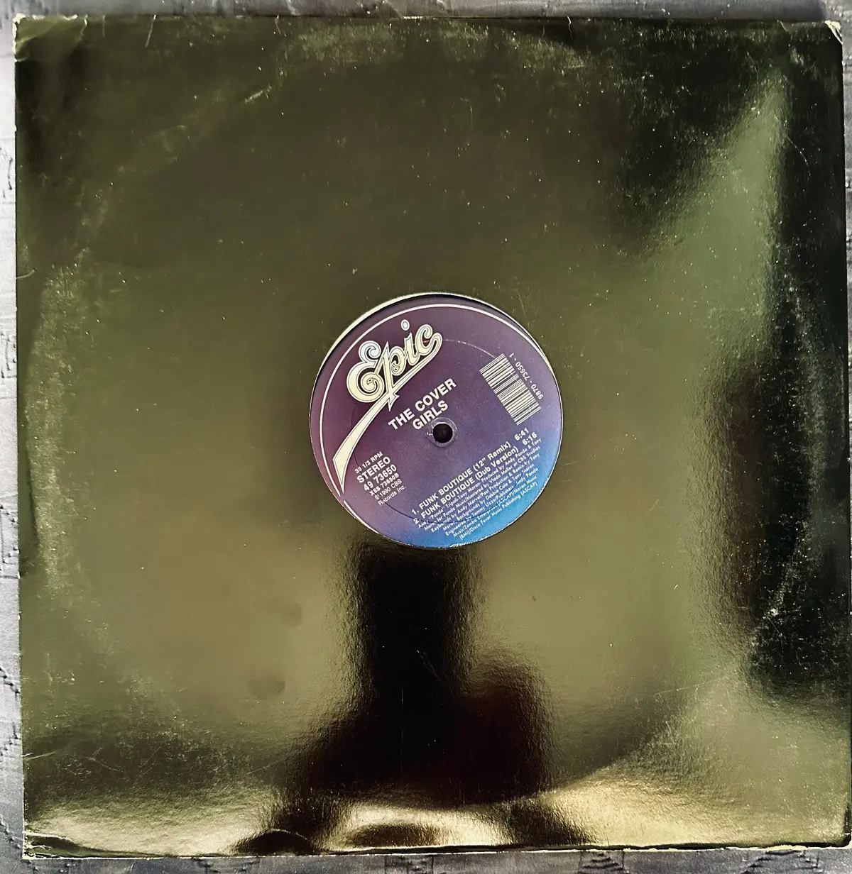 The Cover Girls - Don’T Stop Now/Funk Boutique 12” Lp Single Vinyl Used 1