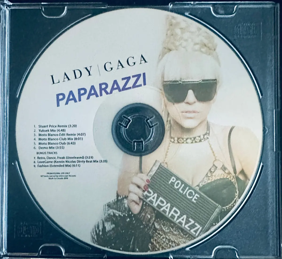 Lady Gaga - Paparazzi Dj Remix Ep Cd Single 2