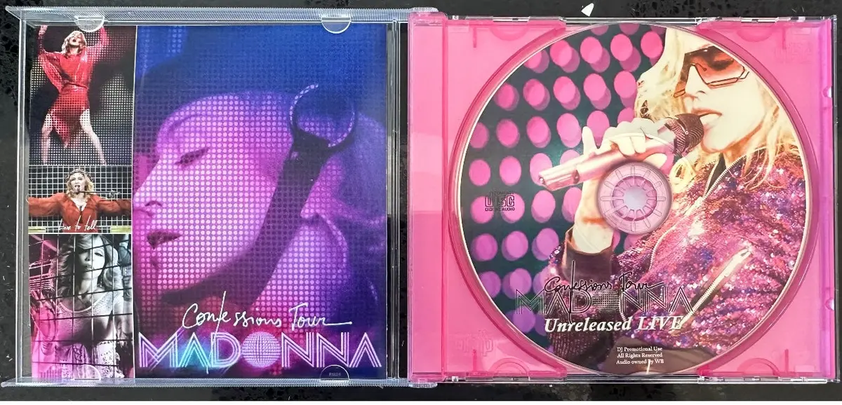 Madonna Unreleased Confessions Live Cd +Bonus Mixes And Live - Cd 2