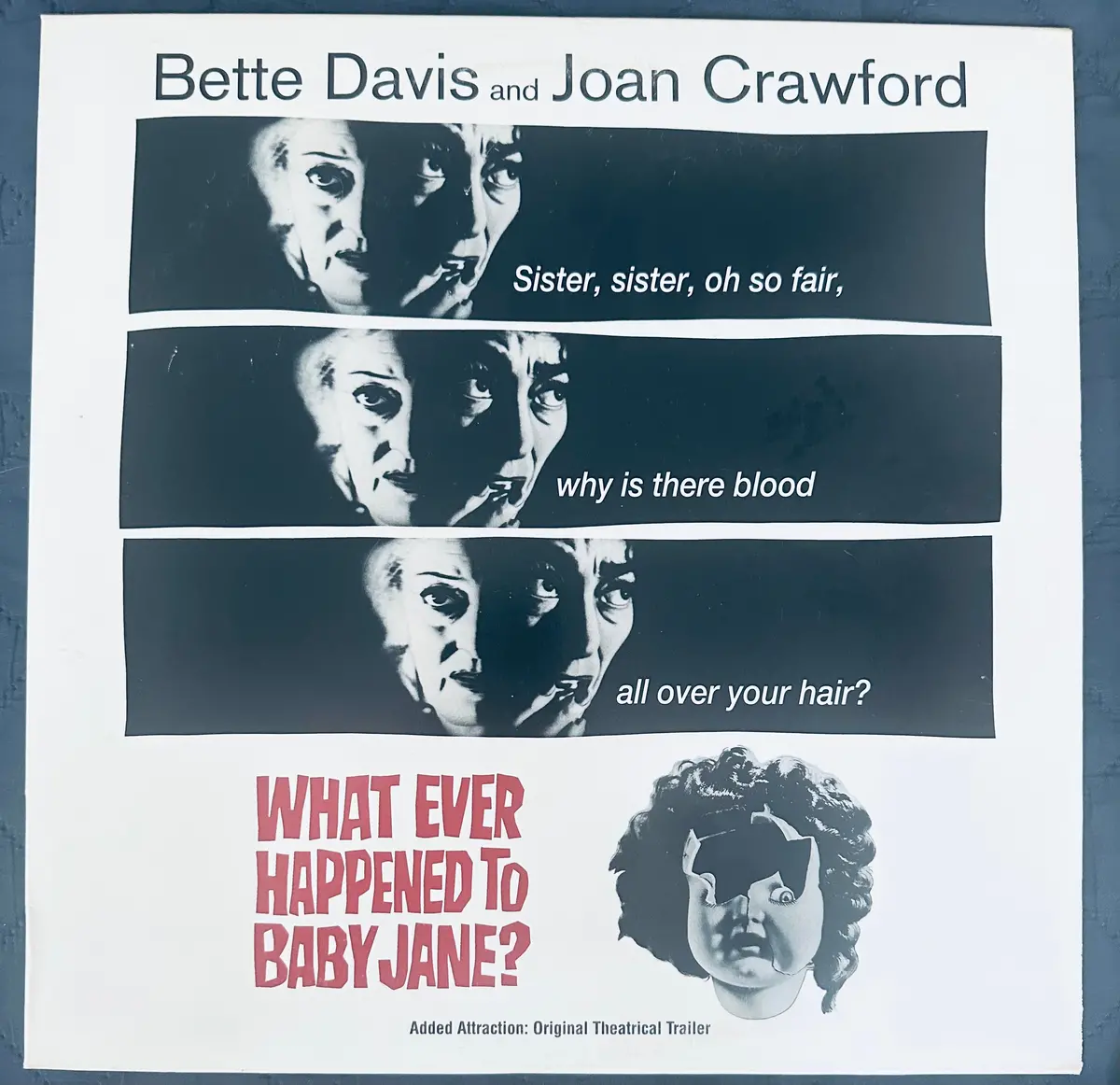Whatever Ever Happened To Baby Jane? Laser Disc Used 90S. 1