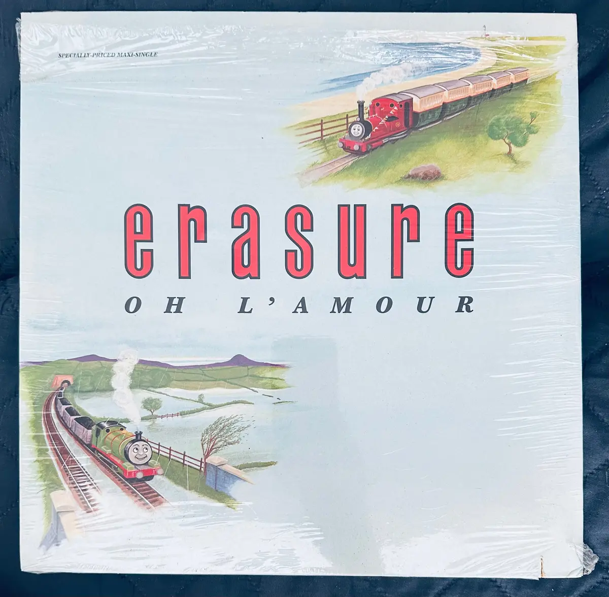 Erasure - Oh L'amour 12" Single Promo Lp Vinyl - Used 1