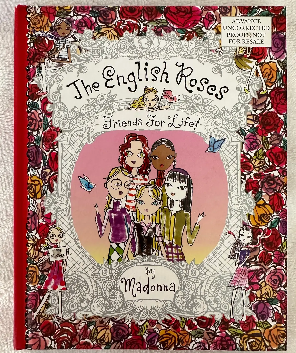 The English Roses - Friends For Life Book (Advanced Uncorrected Proof Promo) 1