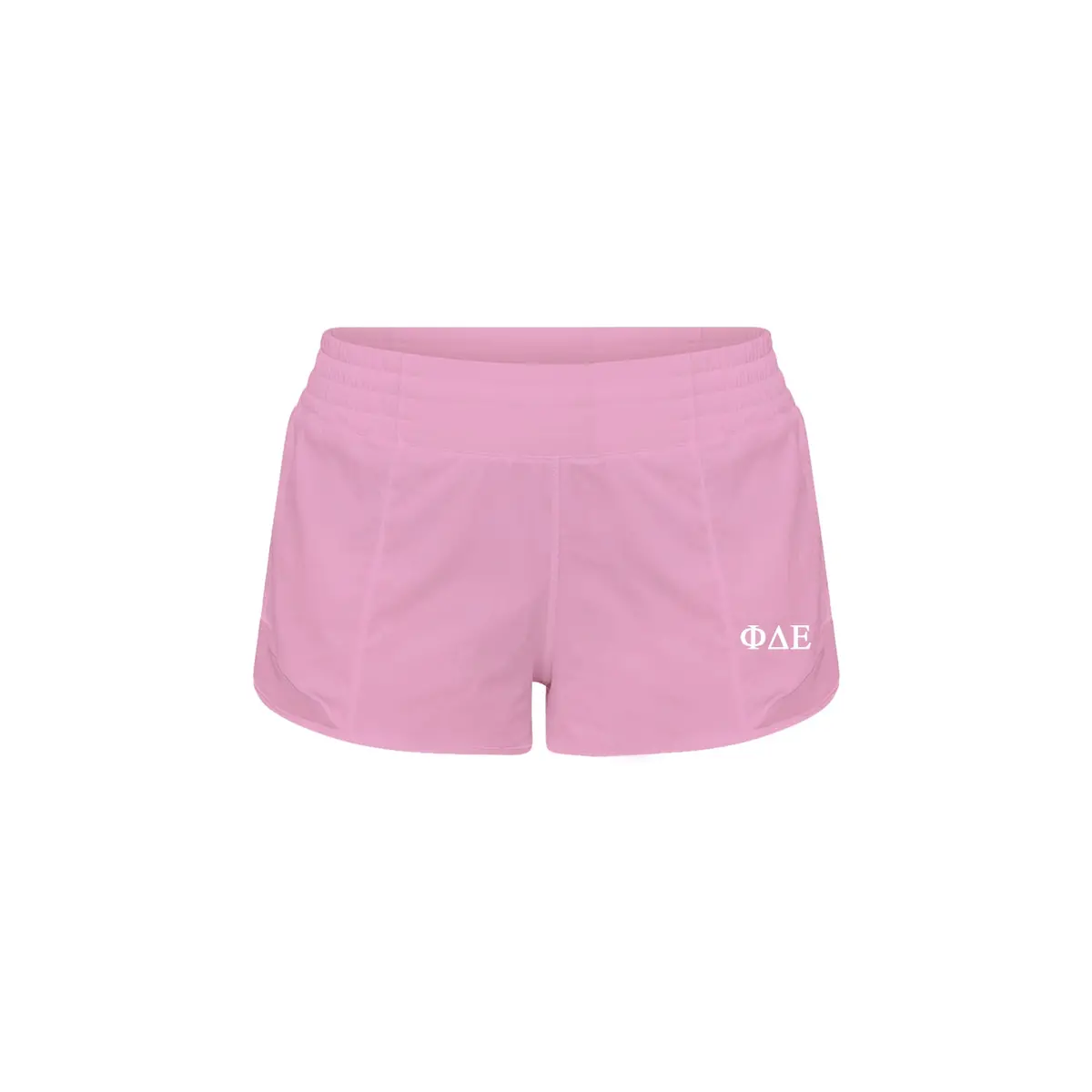 Phi Delta Epsilon Lululemon Hotty Hot High-Rise Lined Short 2.5" - Pink Frosting 1