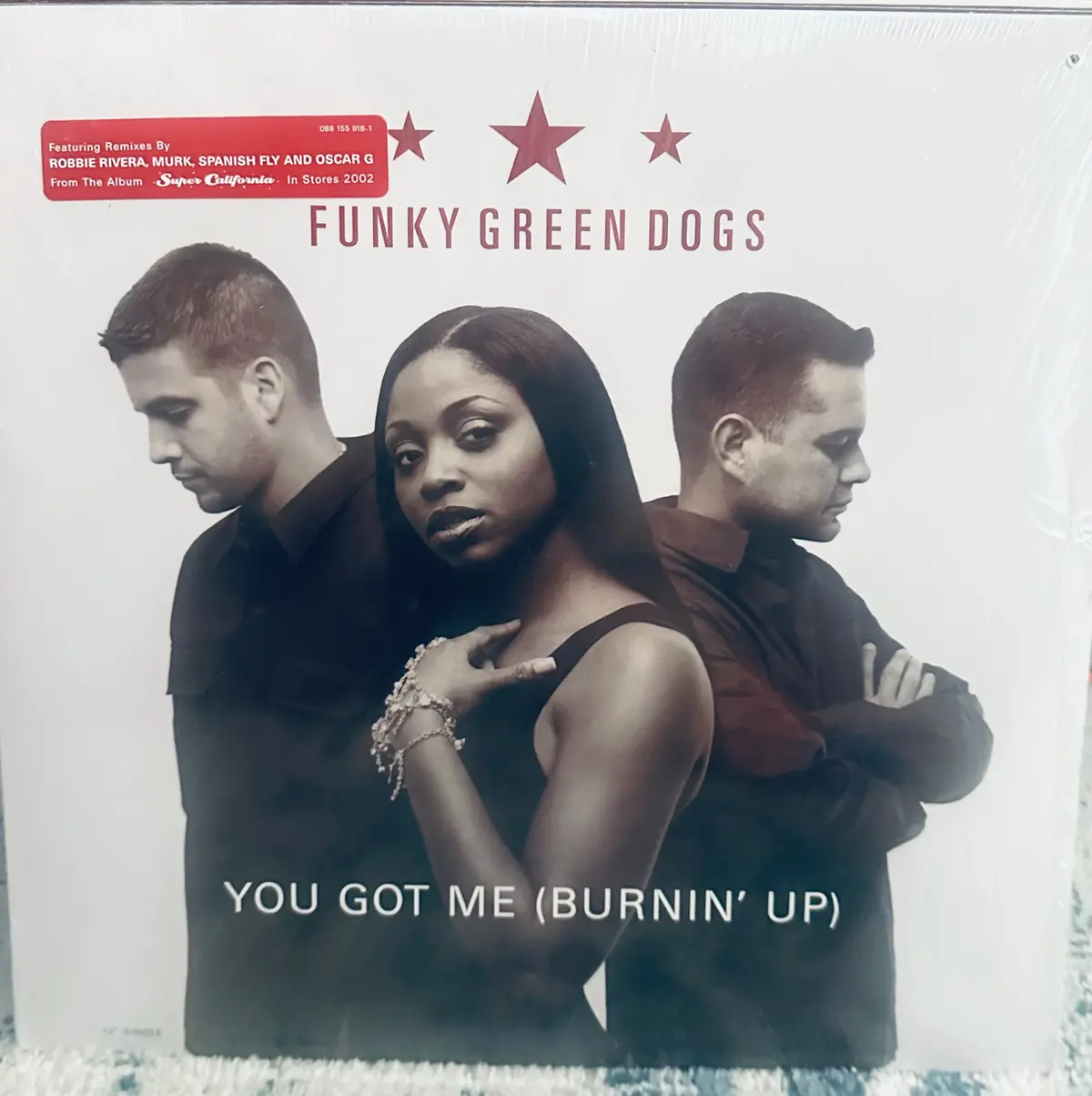 Funky Green Dogs  - You Got Me (Burnin' Up)  12" Single (Promo) Lp Vinyl - New 1