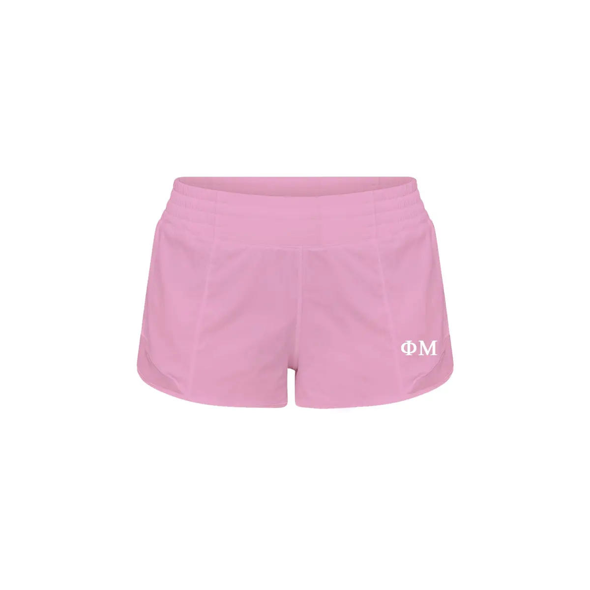 Phi Mu Lululemon Hotty Hot High-Rise Lined Short 2.5" - Pink Frosting 1