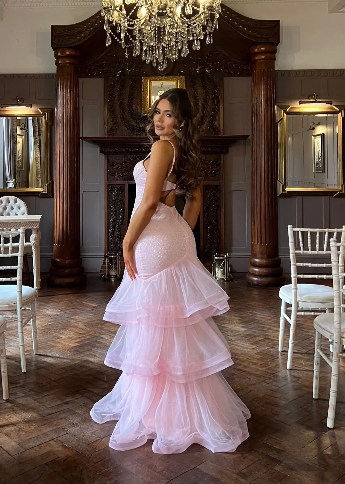Infectious Energy Sequin Gown - Pink 1
