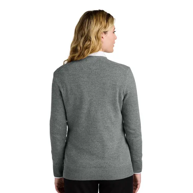 Farmhouse Women’S V-Neck Sweater - Monochromatic 3