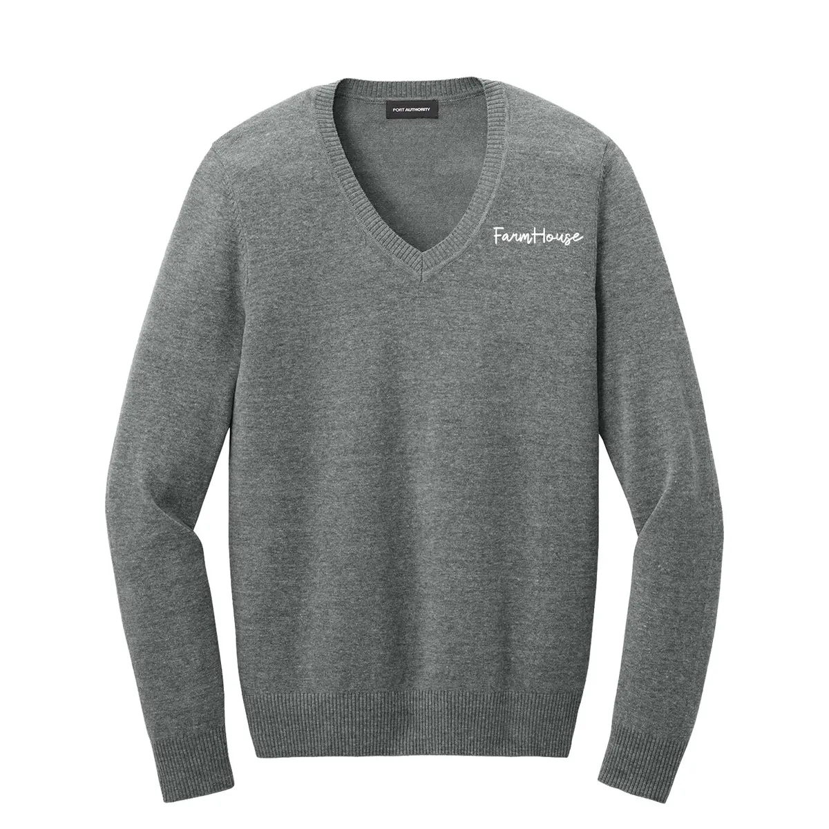 Farmhouse Women’S V-Neck Sweater - Monochromatic 1