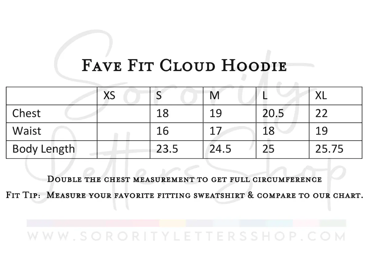 Kappa Kappa Gamma Fave Fit Hoodie - Wordmark 5
