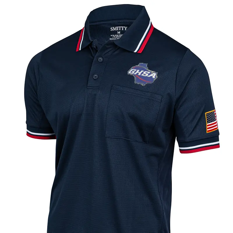 Georgia Ghsa Logo Dye Sublimated Umpire Shirts 1
