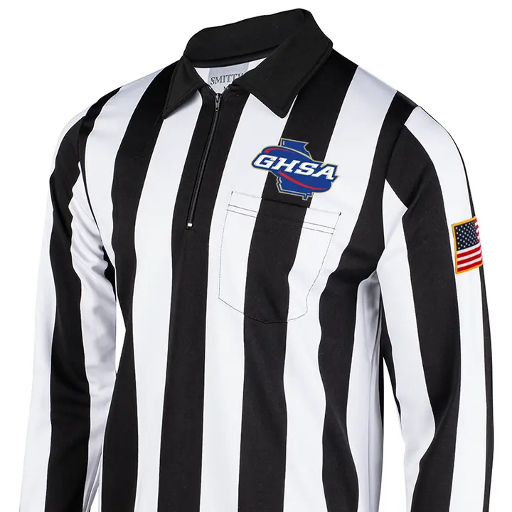 Georgia Ghsa Logo Dye Sublimated Long Sleeve Football Shirts 1