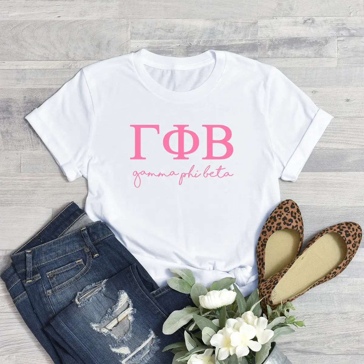 Gamma Phi Beta Short Sleeve T-Shirt - Shoreline Tee 1