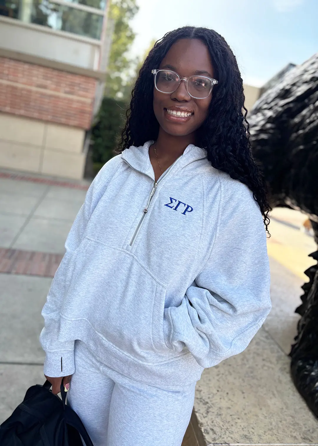 Sigma Gamma Rho Lululemon Scuba Half-Zip Hoodie 2