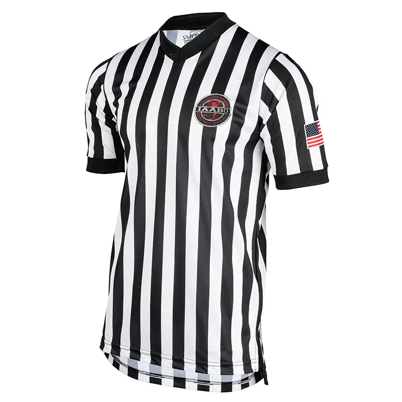 I200wfsl/I211wfsl Iaabo Logo Referee Shirt W/ Flag On Left Sleeve 1