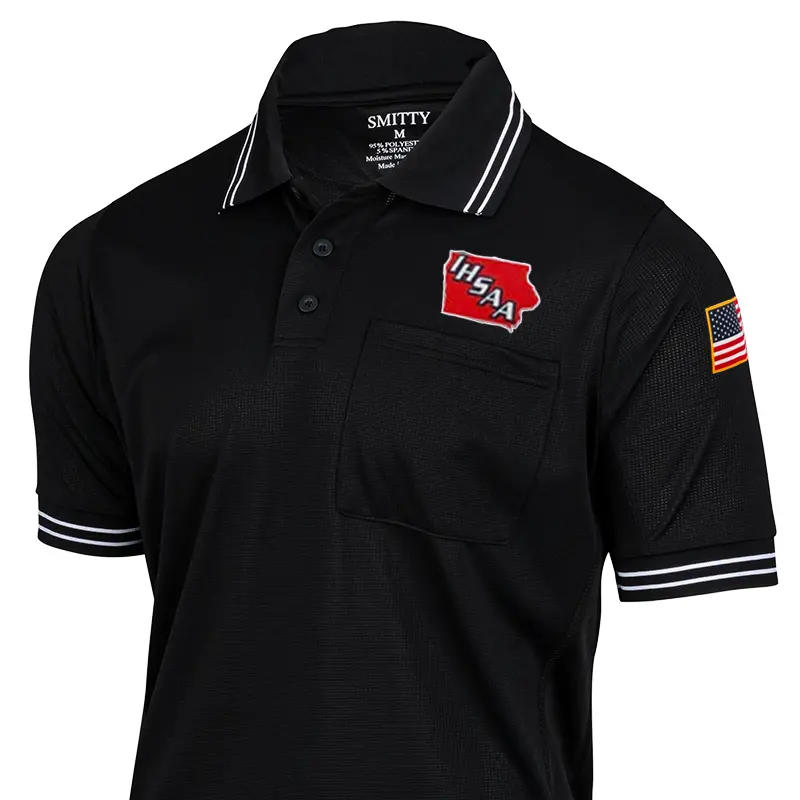 Iowa Ihsaa Logo Umpire Shirts 1