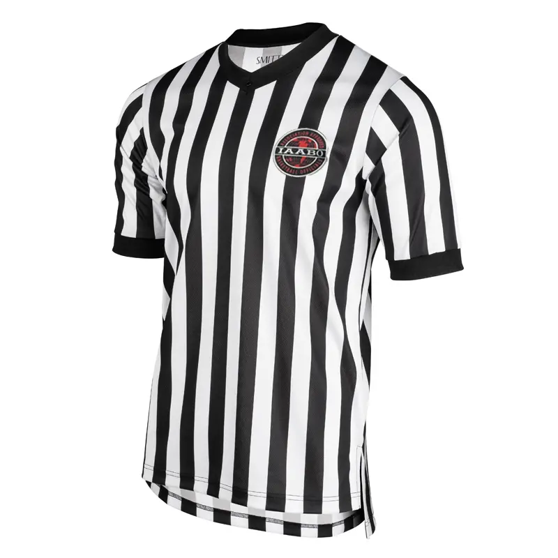 I200wfbk/I211wfbk Iaabo Logo Referee Shirt W/ Flag On Back 1