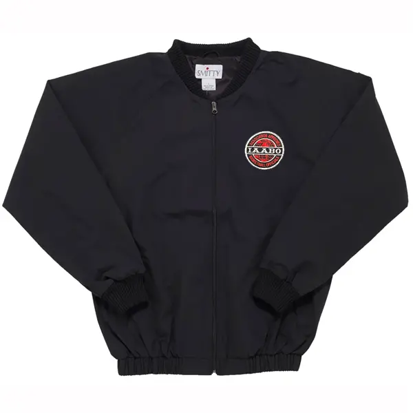 Ibks220 Iaabo Logo Smitty Zip Front Referee Jacket 1