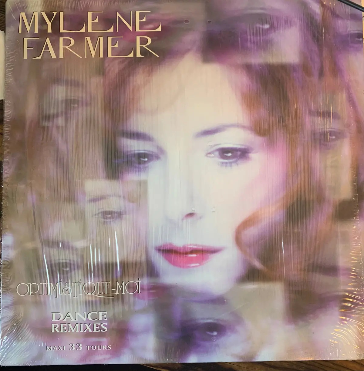 Mylene Farmer - Optimistique-Moi  (Dance Remixes) 12" Lp Vinyl - Used 1