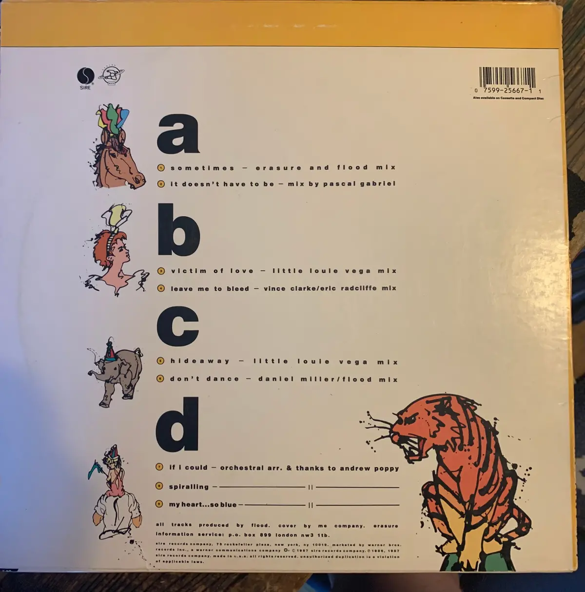 Erasure - Two Ring Circus 2Xlp Remix Promo Vinyl - Used 2