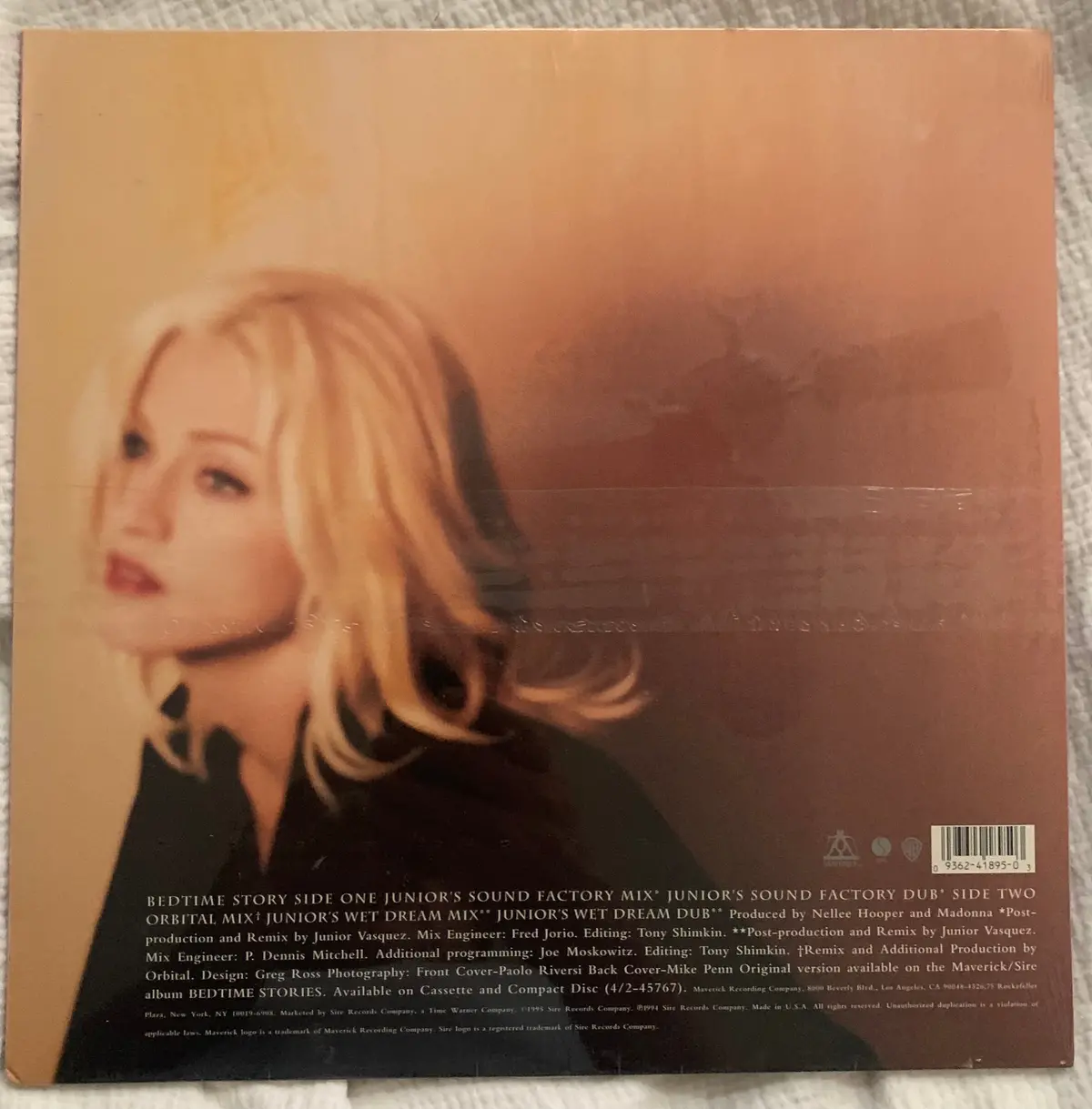 Madonna - Bedtime Story 12" Remix Lp - New/Sealed Us Orders Only 2