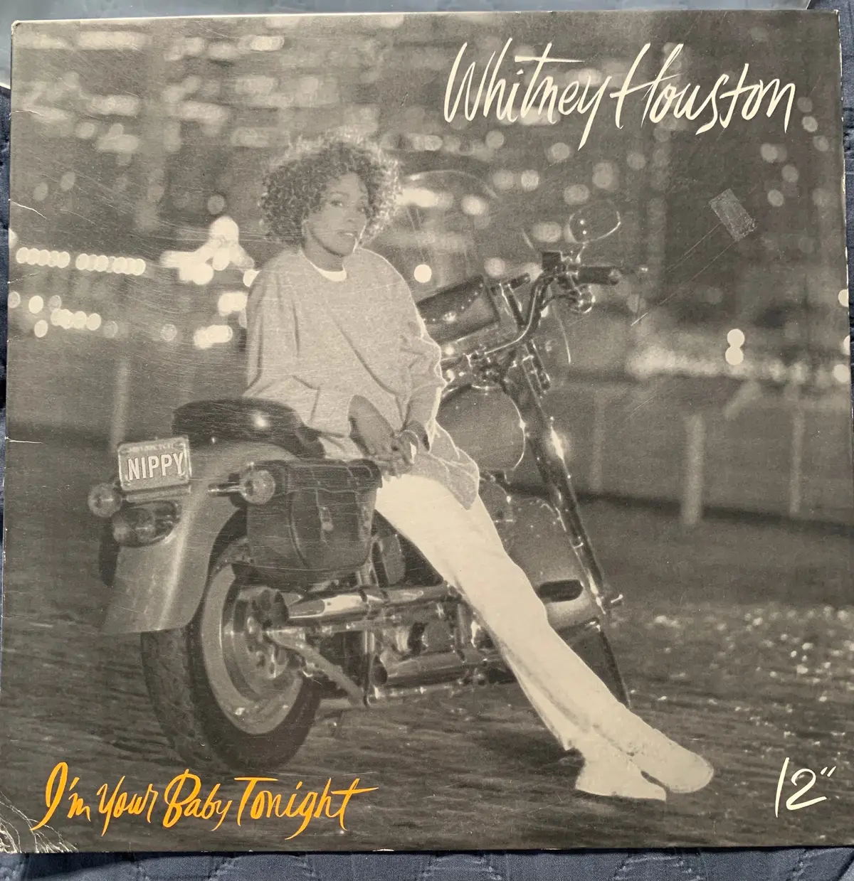 Whitney Houston - I'm Your Baby Tonight 12" Used Vinyl - Corner 1